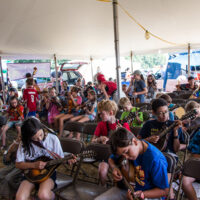 Kids Academy at the 2018 Grey Fox Bluegrass Festival - photo © Tara Linhardt