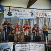 Red, White, and Bluegrass at the 2018 Blissfield Bluegrass on the River - photo © Bill Warren