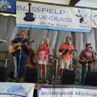 Red. White, and Bluegrass at the 2018 Blissfield Bluegrass on the River - photo © Bill Warren