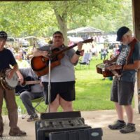 The JAM Band at the 2018 Blissfield Bluegrass on the River - photo © Bill Warren