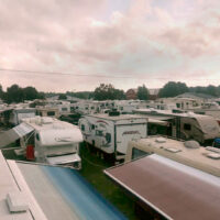 Campers packed in at the 2018 Mansfield JamFest - photo by Chris Smith