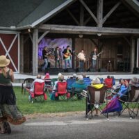 Circa Blue at the August 2018 Gettysburg Bluegrass Festival - photo by Frank Baker