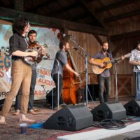 The Lonely Heartstring Band at the 2018 Gettysburg Bluegrass Festival - photo by Frank Baker