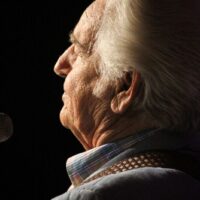 Del McCoury at the August 2018 Gettysburg Bluegrass Festival - photo by Frank Baker
