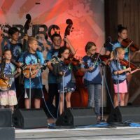 Kid's Academy at the August 2018 Gettysburg Bluegrass Festival - photo by Frank Baker