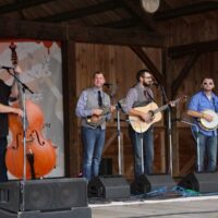 The Mosley Brothers at the August 2018 Gettysburg Bluegrass Festival - photo by Frank Baker