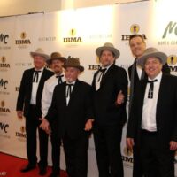 The Earls of Leicester on the red carpet at the 2018 IBMA Awards - photo © Frank Baker