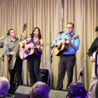 Kim Robins & 40 Years Late at World of Bluegrass (9/25/18) - photo © Frank Baker