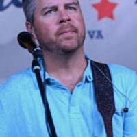Brandon Rickman with Lonesome River Band at the 2018 Nothin' Fancy Bluegrass Festival - photo © Bill Warren