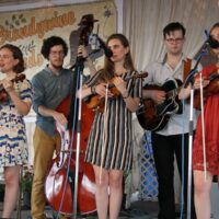 The Quebe Sisters at the 2018 Delaware Valley Bluegrass Festival - photo by Frank Baker
