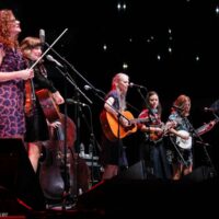 Gillian Welch with First Ladies of Bluegrass at Wide Open Bluegrass 2018 - photo © Frank Baker