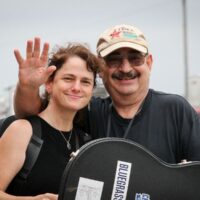 Tara Linhardt and Howard Parker at the 2018 Delaware Valley Bluegrass Festival - photo by Frank Baker