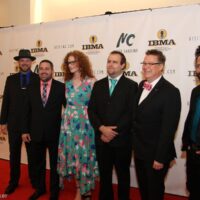 Becky Buller Band on the red carpet at the 2018 IBMA Awards - photo © Frank Baker