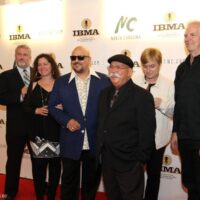 Frank Solivan & Dirty Kitchen on the red carpet at the 2018 IBMA Awards - photo © Frank Baker