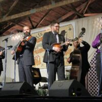Michael Cleveland & Flamekeeper at the 2018 Delaware Valley Bluegrass Festival - photo by Frank Baker