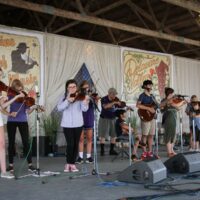 Cab Grass from the Cab Calloway School at the 2018 Delaware Valley Bluegrass Festival - photo by Frank Baker