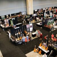 Exhibit hall at the 2018 Wold of Bluegrass (9/26/18) - photo by Frank Baker