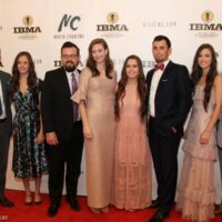 Flatt Lonesome on the red carpet at the 2018 IBMA Awards - photo © Frank Baker