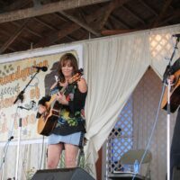 Suzy Boggus at the 2018 Delaware Valley Bluegrass Festival - photo by Frank Baker