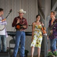 Kids Academy faculty at the 2018 Delaware Valley Bluegrass Festival - photo by Frank Baker