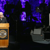 Ricky Skaggs accepts his inducted into the Country Music Hall of Fame (10/21/18) - photo by Terry Wyatt/Getty Images