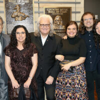 Ricky Skaggs with his family at the Country Music Hall of Fame (10/21/18) - photo by Terry Wyatt/Getty Images
