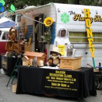 Beekeepers at StreetFest during Wide Open Bluegrass 2018 - photo © Frank Baker