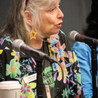 Cathy Fink at the diversity seminar at World of Bluegrass 2018 - photo © Frank Baker