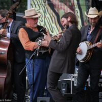 Mike Compton with Chatham County Line at the 2018 Wide Open Bluegrass Festival - photo © Frank Baker