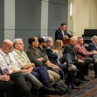 Joe Mullins and the IBMA Board at World of Bluegrass 2018 - photo © Frank Baker