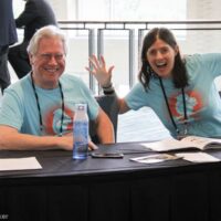 IBMA volunteers ready to help at World of Bluegrass 2018 - photo © Frank Baker