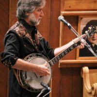 Mark Rast with Colebrook Road at World of Bluegrass 2018 - photo © Frank Baker