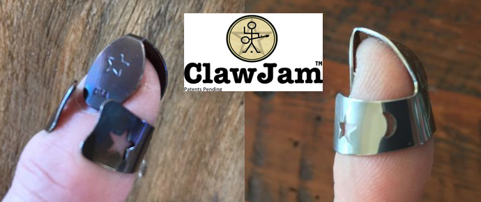 ClawJammer picks go both ways on banjo 