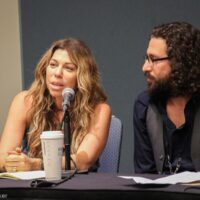 Doni Zasloff and Eric Lindberg at the diversity seminar at World of Bluegrass 2018 - photo © Frank Baker