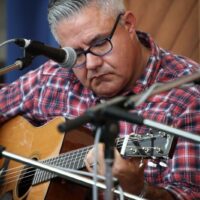 Kenny Smith at the guitar workshop at Wide Open Bluegrass 2018 - photo © Frank Baker