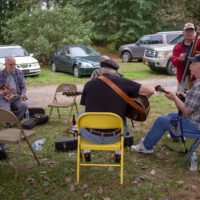 Tom Mindte, Rodger Nelson & Steve Benedik’s Fall Pickin’ Party, held this year in Woodbine, MD. 6 - 7 October, 2018. Photo by Jeromie Stephens