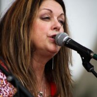 Donna Ulisse at the 2018 Wide Open Bluegrass Festival - photo © Frank Baker