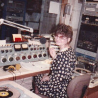 Cindy Baucom at WKBC circa 1988