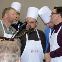 The Radio Ramblers render one during the fundraising breakfast at the November 2018 SOIMF - photo © Bill Warren