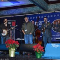 Randy Graham joins the Dean Osborne Band for a song at 2018 Bluegrass Christmas in the Smokies - photo © Bill Warren