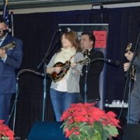 Triple mandolins honor Bobby Osborne during the Dean Osborne Band set at 2018 Bluegrass Christmas in the Smokies - photo © Bill Warren