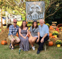 The MyGrassIsBlue.com team: Dave Byrne Jr, Lorraine Byrne, Siobhan Byrne, and Dave Byrne Sr