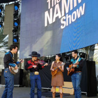 The Wimberleys perform at the 2019 NAMM Show in Anaheim, CA - photo by Danny Clark