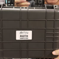 Martin sample box at the 2019 NAMM Show in Anaheim, CA - photo by Danny Clark