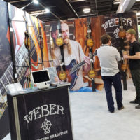Weber Mandolins at the 2019 NAMM Show in Anaheim, CA - photo by Danny Clark