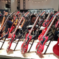 Gibson booth at the 2019 NAMM Show in Anaheim, CA - photo by Danny Clark