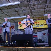 Larry Stephenson Band at the February 2019 Palatka Bluegrass Festival - photo © Bill Warren