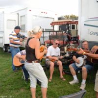 Campground jamming at the 2019 Florida Bluegrass Classic - photo © Bill Warren