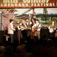 Mile Twelve at the 2019 MidWinter Bluegrass Festival - photo by Kevin Slick