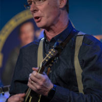 Darrell Webb with Appalachian Road Show at the 2019 Joe Val Bluegrass Festival - photo © Dave Hollender